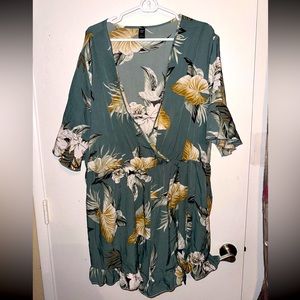 Shein! Comfortable,super light weight but not sheer, has a deep v neck